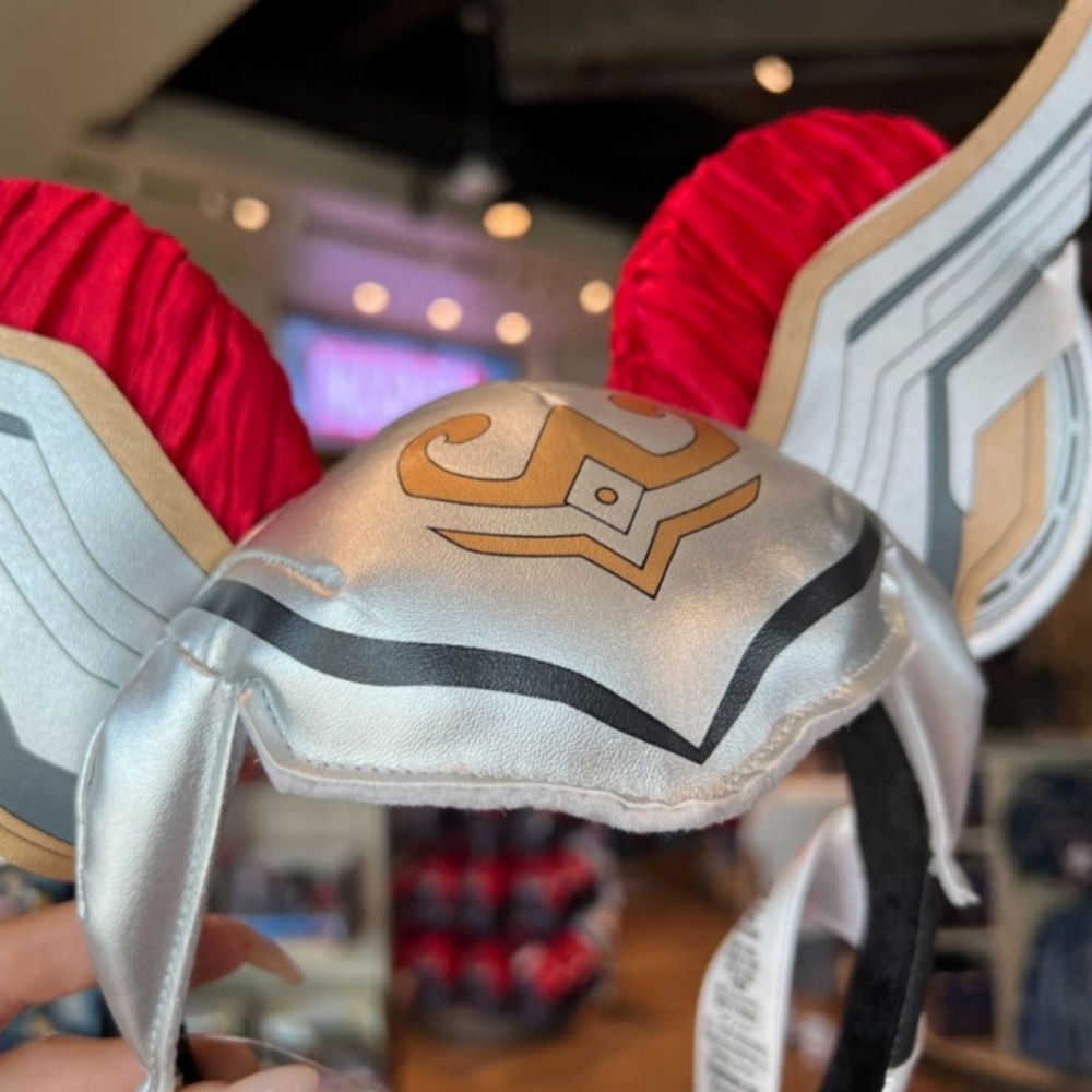 ❗Disney Marvel Thor Silver and Red Mickey Ears❗
